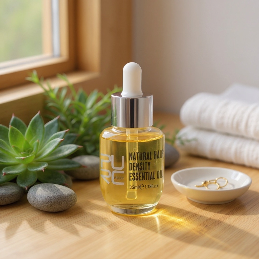 Natural Hair Regrowth Oil – Works on All Hair Types